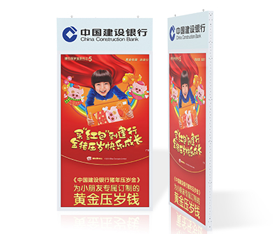 43寸55寸銀行雙面廣告機(jī),吊掛廣告機(jī)